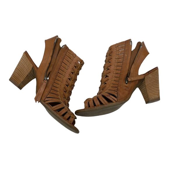 Paul Green Rosa Woven Sandals - Brown - US 9 - Picture 8 of 14